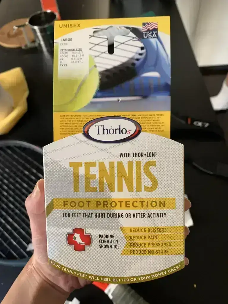 我试过的网球袜